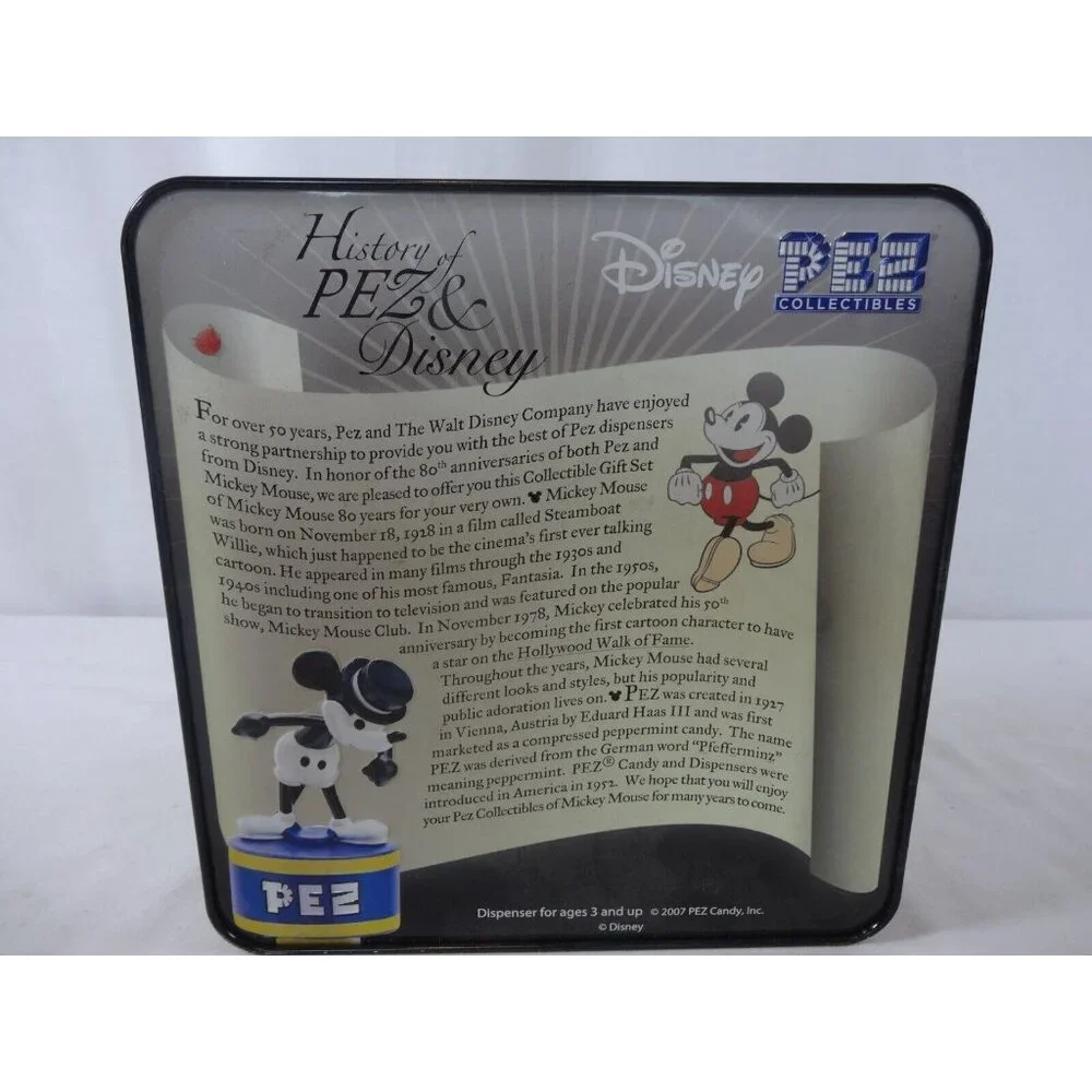 PEZ Collectibles Mickey 80 Years‎ Collection Limited Edition 2007